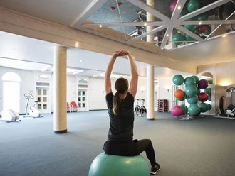 Fitnessbereich in der Privatklinik Alpreflect